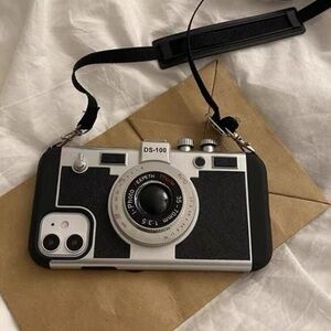 Retro Camera Style Phone Case with Strap